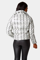 BuddyLove Addison Puffer Jacket - White Snake