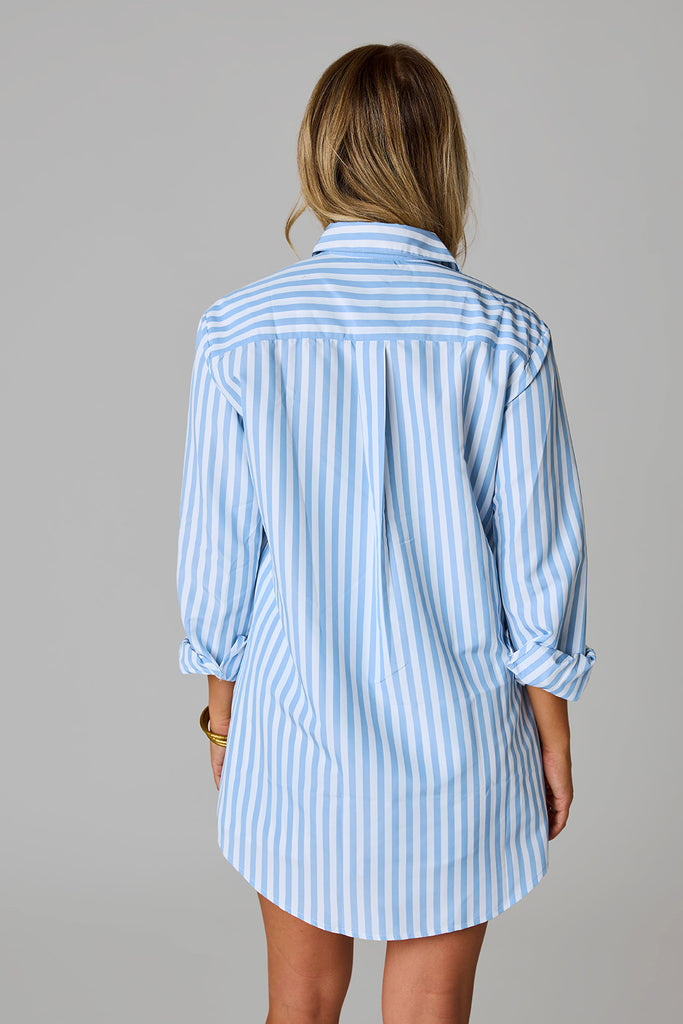 BuddyLove Ellen Outfit Set - Blue Stripe