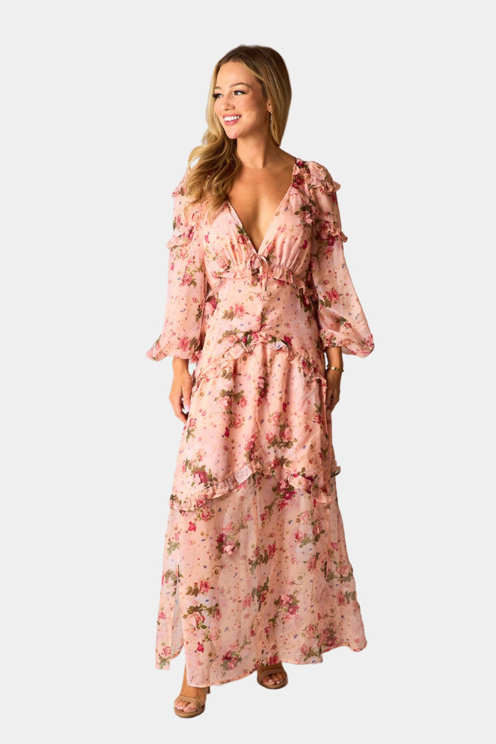 BuddyLove Pia Long Sleeve Maxi Dress - Spellbound