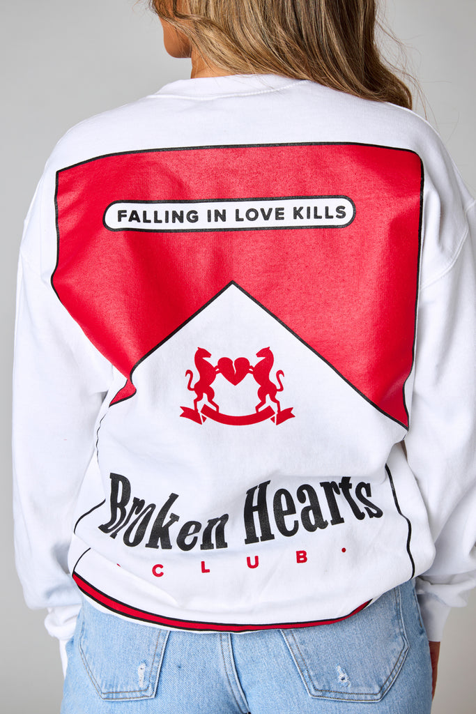 BuddyLove Devon Graphic Sweatshirt - Cigarette Heartbreak