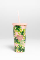 BuddyLove Palm Tumbler with Straw