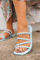 Skyler Studded Sandal - Blue